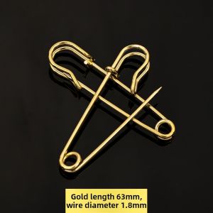 Thickened Large Extra Large Sweater Pin Precise Buckle Pants Waist Fixed Safety Hard Pin Fashionable Accessory for Clothing Decoration