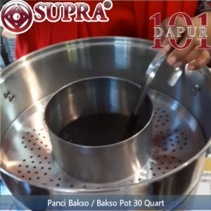 Supra Stainless Panci Dandang Bakso 30 Qt