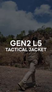 IDOGEAR Tactical Gen2 L5 Windbreaker Lightweight Water-resistant Highly Elastic Tactical Dust Coat Man Sports Jacket With Hood 3118