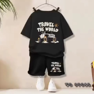 SETELAN BAJU ANAK LAKI-LAKI SETELAN TERBARU USIA 1-5TAHUN SETELAN KAOS TRAVEL WORLD CARS SETELAN PENDEK BAJU ANAK LAKI-LAKI FASHION TRENDY TERBARU TERKINI