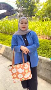 SUPLIER TAS TOTEBAG PRINT TOTE CEWEK LOKAL TALI KAIN TAS SAMPING TERBARU BISA COD MOTIF KARAKTER