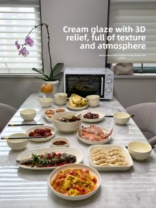 mornenjoy | Modern Simple Glaze Tableware Set