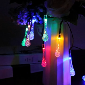 Flower String Light Solar 50 LEDs Fairy Lights Outdoor Garden Wedding Christmas Decoration Waterproof Home Garland Rose Lamp