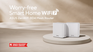 ASUS ZenWiFi BD4 Dual Band WiFi 7 AiMesh Extendable Router - 3.6Gbps Dual 2.5G Up to 3 SSIDs for IoT Devices Parental Controls & VPNs Advanced Network Security Coverage up to 6500 sq.ft*
