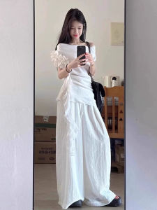 XUECAIQI | Off Shoulder Casual Comfortable Stylish Large Size Women Set