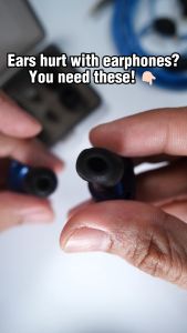 Tic Tech Toe ET3 Memory Foam Earphone Tips Upgrade Replacement IEM 3 Pairs Set Eartips With Case