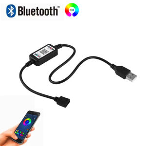 Bluetooth Rgb Lighting Controller 5V 4 Pins RGB Led Controller USB Box RGB Led Lights Controller Smart Control Programmable