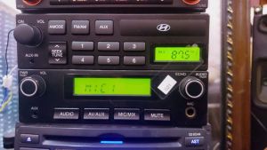 Máy nghe nhạc liền Amply 24v và 12v Hyundai KIA. tính năng radio AUX . áp dụng cho mọi loại xe