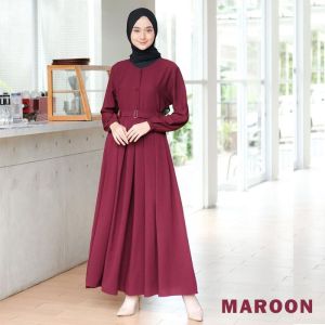 Baju Gamis Wanita Remaja Sandira Dress Cantik Kekinian (Bisa Cod)