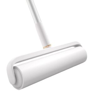 Long Pole Sticky Hair Remover Roller for Bed And Floor Carpet Grooming Tearable Paper Roll Dust Cleaning Tool Pet Friendly