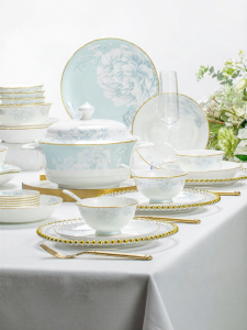 TAOYI | Luxurious High-temperature Porcelain Tableware Set