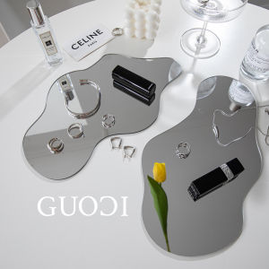 Photography Background Decoration: Asymmetrical Mirror Photo Props & Acrylic Reflective Display Board