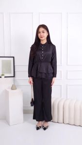 LONAIRE 9201 - Elvida Set Satin Premium Setelan Wanita Fashion