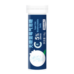 Sugar-Free Fruit Flavored Bubble Candy Vitamin C ener 0 Sugar Low Fat Children Snacks European And American Style Hard Pressed Candy