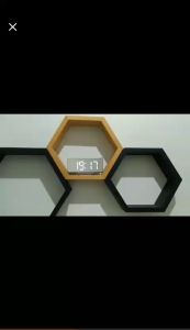 Sonifer Jam Meja Digital Melengkung Mirror Alarm Clock DT-6507