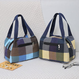 กระเป๋าถือผ้าแคนวาสแม่ ผู้หญิง แฟชั่น สไตล์เกาหลี กระเป๋าผ้าใบเล็ก กระเป๋าใส่โทรศัพท์มือถือ ลำลอง สันทนาการ นุ่ม ซิป กระเป๋ามือถือปิด