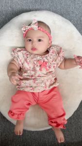 Baju Bayi Perempuan 6 12 Bulan Nadine Set