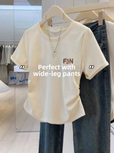 V.C.I | Cotton Short Sleeve Summer New Irregular Print T-Shirt