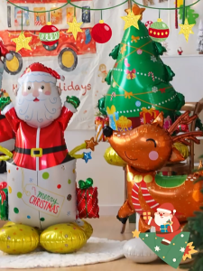 Christmas Tree Balloons Large Foil Balloons Tree for Xmas Party Decorations XMAS Tree 圣诞树气球 聖誕節 裝飾品 圣诞老人/雪人/姜饼人/糖果屋