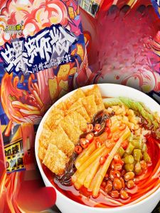 Good Joy Snail Soup รสเผ็ดและเปรี้ยวพิเศษ 400g ถุงจาก Liuzhou Quick Food ก๋วยเตี๋ยวข้าว Central South China Snail Soup