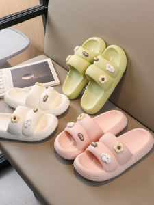 Summer Home Indoor Anti-Slip Bathroom Bathing Ladies Mens Slippers Comfortable Wearing Feeling EVA Material Slip-resistant