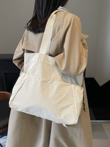 Lightweight Tote Large Capacity Work Clothing Work Womens Bag Student Shoulder Bag for Class Minimalist Autumn Winter Big Bag Waterproof
