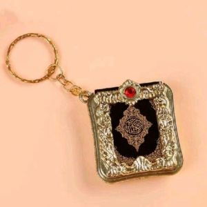 Rantai Kunci Resin Islamic Mini Ark AlQuran Book Keychain Pendant KeyRing Gift Muslim Fashion Accessories Pendants
