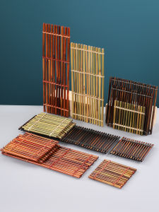 Bộ Đồ Ăn Sushi DIY Bằng Tre Của Nhà Bếp Khách Sạn Bát Seafood Trang Trí Vườn Rào Cản Thiết Bị Nấu Ăn Gia Đình