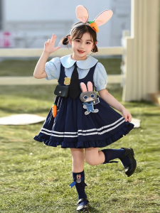 SHABAOSHI | Kids Zootopia Judy Rabbit and Nick Fox Costumes