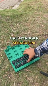 ISKU Set Mata Sok / Impact Socket 10pcs 1/2" Inch - Metric (M5-M18) Torx (T30-T100) Hex (H5-H19)