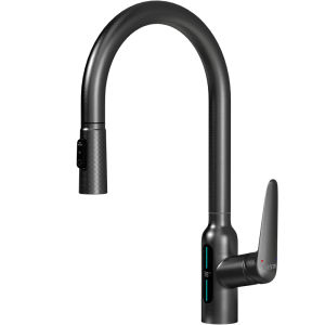 BESTH | Adjustable Pull-down Kitchen Faucet with Digital Display