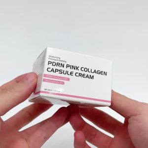 SAUVASINE | PDRN Pink Collagen Capsule Cream with Salmon Lightweight Moisturizing Cream Niacinamide for Uneven Skin Tone Glow Hydration