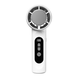 Portable Handheld Fan Mini Pocket Fan with Cold Compress Rechargeable Ice Cooling Personal Hand Fan Gift for Women Men in Summer