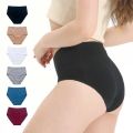 2Pcs/Set Women's High Waist Cotton Panties Seamless Breathable Underwear Sexy Lingerie Comfort Female Underpants M-XXL. 