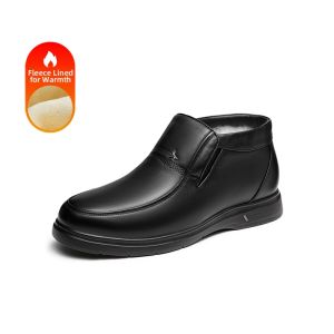Reddragonfly | Insulated Leather Mens High-Top Shoes