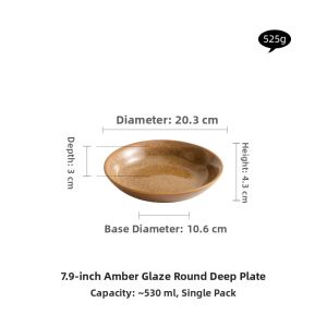 YOGEHOME | Juglattice-glazed Creative Dining Plate