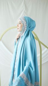 Mukena Dewasa Shakilla Laser Cut Renda Mewah Premium