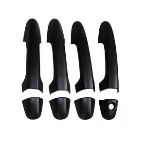 Suitable for Toyota FORTUNER INNOVA 16-21 Handle Car Door Outer Handle Carbon Fiber Buckle Black Decoration