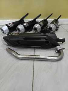 KNALPOT COPY TZM BASS ADEM PNP BEAT VARIO FI BASS GERUNG TAMENG AIR BLADE FULLSET TINGGAL PASANG