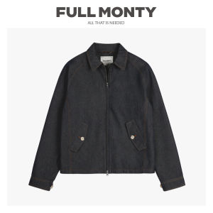 Jeans Harrington Cotton-linen Blend G4 Collar Short Jacket