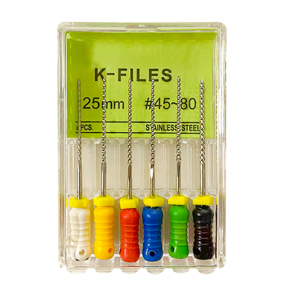 ตะไบรากฟัน JUMTOP แบบใช้มือ ทำจากสแตนเลส สำหรับการรักษารากฟัน อุปกรณ์ทันตกรรม