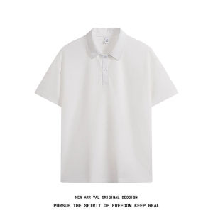 YEBO | Cotton Short Sleeve Polo Shirt Summer Stylish Loose