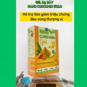 [CHÍNH HÃNG] Nghệ Nano Curcumin Gold Tam thất xạ đen nano curcumin gold viêm dạ dày hộp 15 gói x 10ml