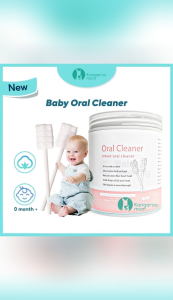 Kangaroomom Baby Oral Cleaner Gauze Toothbrush Newborn Milk Toothbrush Baby Tongue Cleaning sold by each