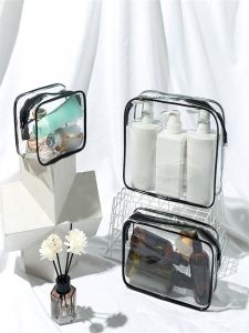 Travel Sealed Storage Bag Cosmetic Liquid Storage Bag for Air Travel Boarding Transparent PVC Storage Bag by ZhuoMo