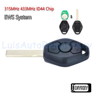 Remote Car Key Fob 315MHz 433MHz ID44 Chip for BMW EWS E38 E39 E46 X3 X5 Z3 Z4 1 3 5 7 Series FCC ID: LX8 FZV HU58 / HU92 Blade