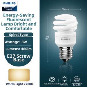 Philips | Energy-Saving Ultra-Bright White LED Bulb E14 and E27