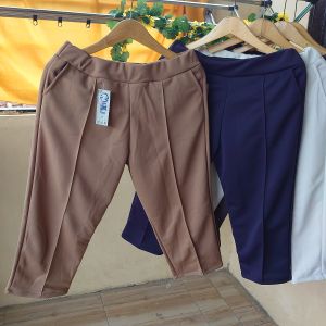 CELANA 7/8 Model ~ Scuba Premium Lembut & Melar Nyaman / All Size L to XXL BB 55-75kg Melar Nyaman
