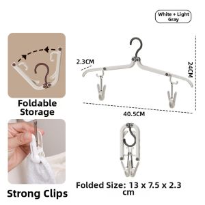 Portable Foldable Anti-Slip Clothes Hanger