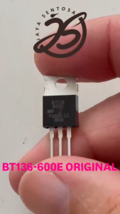 BT136 600E ASLI ORIGINAL BT136-600E TRIAC BT136-600 SCR TRIAC BT136 600 E TRANSISTOR BT 136 600E ups
